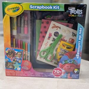 New Crayola Trolls World Tour Scrapbook Kit